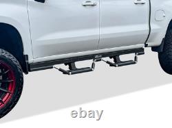 APS Power Running Boards Fit 22-24 Chevy Silverado GMC Sierra Crew Cab