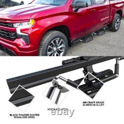 APS Power Running Boards Fit 22-24 Chevy Silverado GMC Sierra Crew Cab