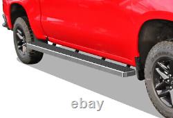 APS Premium Wheel-to-Wheel Steps Fit 19-24 Silverado Sierra Crew Cab 5.5ft Bed