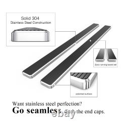 APS Running Boards 5 inches Fit 07-18 Chevy Silverado GMC Sierra Crew Cab