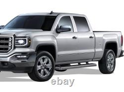 APS Running Boards 5 inches Fit 07-18 Chevy Silverado GMC Sierra Crew Cab