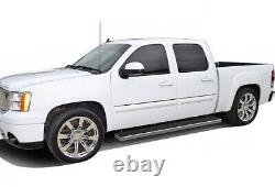 APS Running Boards 6 inches Fit 01-13 Chevy Silverado GMC Sierra Crew Cab
