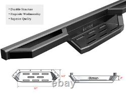 APS Steel Pocket Steps Armor Fit 19-24 Chevy Silverado GMC Sierra Crew Cab
