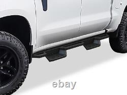 APS Steel Pocket Steps Armor Fit 19-24 Chevy Silverado GMC Sierra Crew Cab