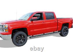 APS Wheel to Wheel Boards 5in Fit 07-18 Silverado Sierra Crew Cab 5.5ft Bed