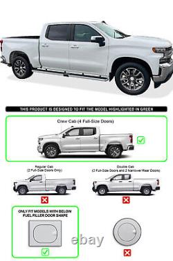 APS Wheel to Wheel Steel Board 6in Fit 19-24 Silverado Sierra Crew Cab 6.5ft Bed