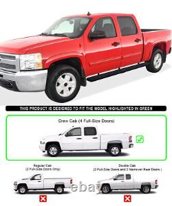APS Wheel to Wheel Steel Board Fit 01-13 Silverado Sierra Crew Cab 5.6ft Bed Bed
