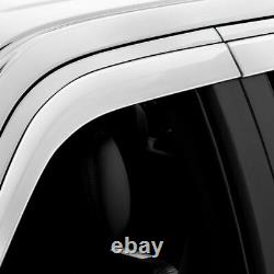 AVS 894033-GAZ White Window Vent Visor For 15-18 Silverado / Sierra 1500 Crew