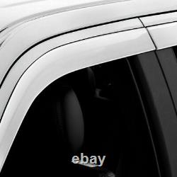 AVS Fits 15-18 Silverado / Sierra 1500 Crew White Window Vent Visor 894033-GAZ