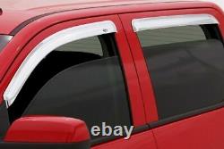 AVS Side Window Deflectors For Silverado & Sierra Crew Cab 2007-2014 684515