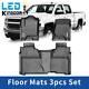 All Weather Floor Mats For Chevy Silverado/gmc Sierra 1500 Crew Cab 2014-2023