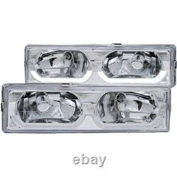 Anzo 111300 Headlight For 88-98 GMC C1500 Left and Right