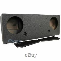 Atrend A182-12 Dual 12 Subwoofer Box for 07-13 Silverado and Sierra HD Crew Cab