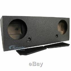 Atrend A182-12 Dual 12 Subwoofer Box for 07-13 Silverado and Sierra HD Crew Cab