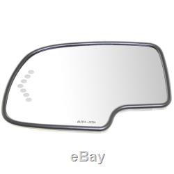 Auto Dimming Heat Turn Signal Left Driver Mirror Glass for Silverado 88944391