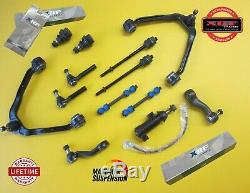 Ball Joint Control Arm Upper Lower Inner Outer Tie Rod KIT XRF LIFETIME WARRANTY