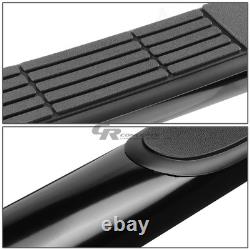 Black 3 Step Nerf Bar Board For 2000-2019 Chevy Silverado/gmc Sierra Crew Cab