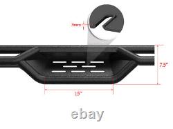 Black Drop Down Boards Fit 01-07 Chevy Silverado GMC Sierra Crew Cab