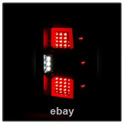 Black Full LED Tail Lights Brake Lamps For 2007-2013 Silverado 1500 2500 3500 HD