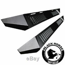 Black Horse for 2019 Sierra 1500 crew side step running board nerf bar OPEN BOX