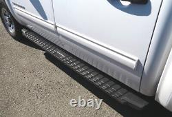 Black Running Boards For 07-18 Chevy Silverado GMC Sierra Crew Cab