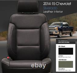 CHEV SILVERADO/GMC SIERRA CREW or DOUBLE CAB P/UP 2016-21 LEATHER INTERIOR KIT