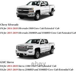 Car Seat Cover for Chevy 2014-2018 Silverado/Sierra Crew Cab black