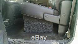 Chevy Silverado/GMC Sierra Crew Cab 07-13 Dual Deep Sub Box with seat lift kit