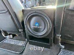 Chevy Silverado Gmc Sierra All Cabs 07-13 Center Console Subwoofer Box For 1x10