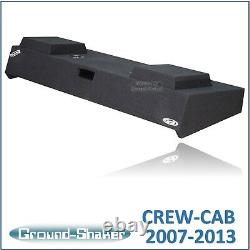 Chevy Silverado & Gmc Sierra Crew Cab 10 Ported Sub Box Subwoofer Enclosure