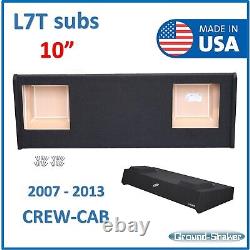 Chevy Silverado & Gmc Sierra Crew Cab 10 Sub Box Sub Woofer Enclosure