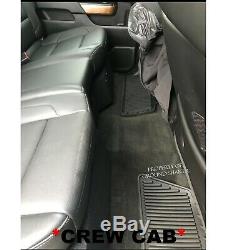 Chevy Silverado & Gmc Sierra Crew-Cab 10 sub box Subwoofer Enclosure + Amp kit