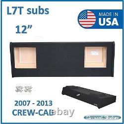 Chevy Silverado & Gmc Sierra Crew Cab 12 Sub Box Sub Woofer Enclosure