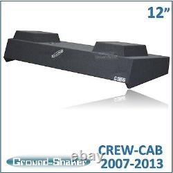 Chevy Silverado & Gmc Sierra Crew Cab 12 Sub Box Sub Woofer Enclosure