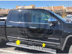 Chrome Belt Side Molding Trim for Chevy Chevrolet Silverado GMC Sierra 2014-2018