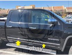 Chrome Belt Side Molding Trim for Chevy Chevrolet Silverado GMC Sierra 2014-2018