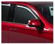 Chrome In-channel Rain Guards Vent Visor For 2019-2025 Silverado & Sierra Crew