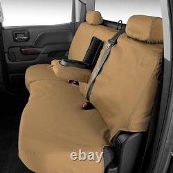 Covercraft SeatSaver Rear Tan Polycotton Seat Covers for Silverado Sierra Crew