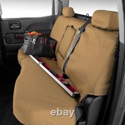 Covercraft SeatSaver Rear Tan Polycotton Seat Covers for Silverado Sierra Crew