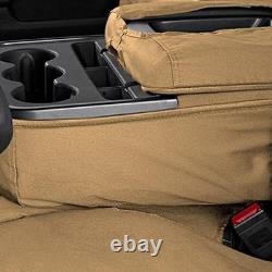 Covercraft SeatSaver Rear Tan Polycotton Seat Covers for Silverado Sierra Crew