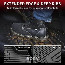 Custom Fit Floor Mats for 2019-2025 Chevy Silverado/GMC Sierra Crew Cab 3pcs