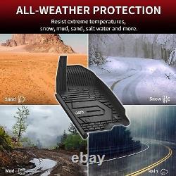 Custom Fit Floor Mats for 2019-2025 Chevy Silverado/GMC Sierra Crew Cab 3pcs