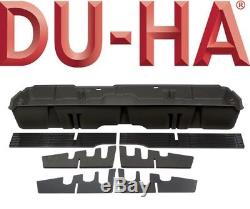 DU-HA 10042 Underseat Storage Gun Case 07-13 Chevy Silverado Crew Cab Dark Gray