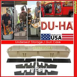 DU-HA For Silverado Sierra 07-13 LD HD Crew Cab Tan 10044 Underseat Storage