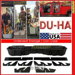 DU-HA For Silverado Sierra 15-19 LD HD Crew Cab Black 10300 Underseat Storage