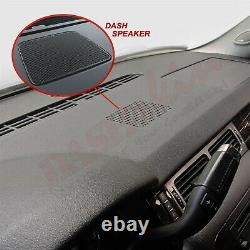 DashSkin Molded Dash Cover for 07-14 GM SUVs withCenter Speaker in Ebony Black