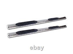 Defective For 01-14 Silverado/sierra Crew Cab 4 Oval Side Step Bars Chrome D6