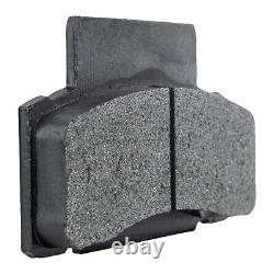 Disc Brake & Pad Kit For 1995-00 Chevy C3500 Front LH RH Semi-Metallic Pads