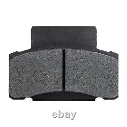 Disc Brake & Pad Kit For 1995-00 Chevy C3500 Front LH RH Semi-Metallic Pads