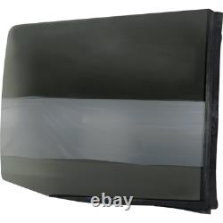 Door Glasses Set of 2 Rear Driver & Passenger Side for Chevy Suburban C2500 Pair
